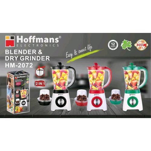 Hoffmans Blender & Dry Grinder HM-2072 - White
