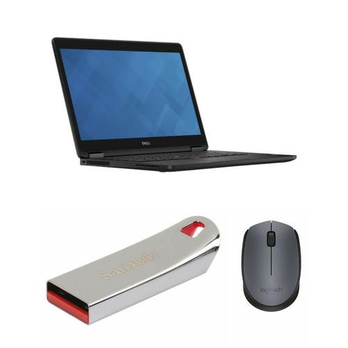 RENEWED Refurbished latitude  7470 core i5 8gbram 128 SSD Plus 32GB GB Flash disk with Fingerprint sensor and Microsoft office