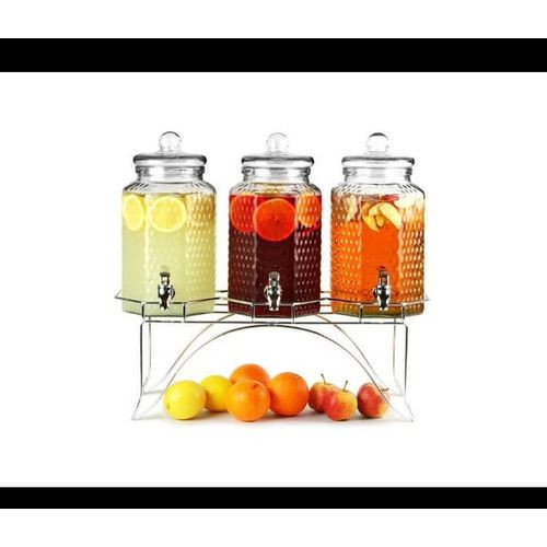 Glass Juice Dispenser/Display - 13Ltrs