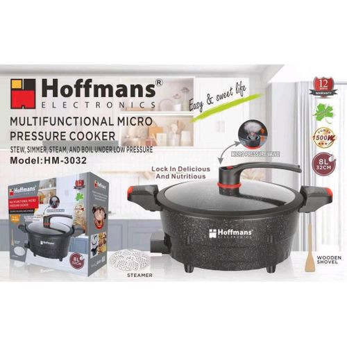 Hoffmans Multifunctional Micro Pressure Cooker HM-3032 - Black
