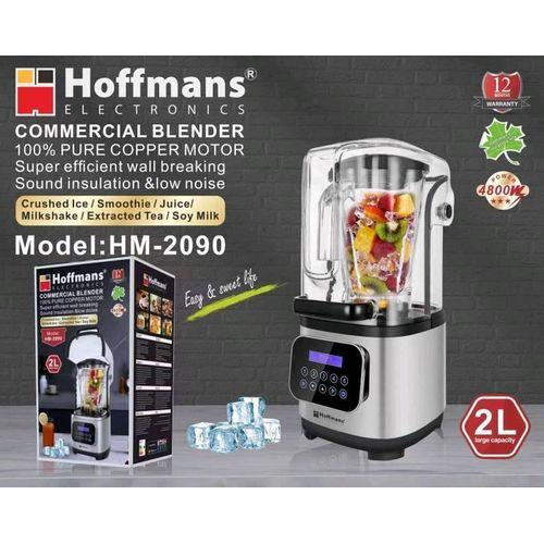 Hoffmans CommercialBlender Model HM-2090 - Silver
