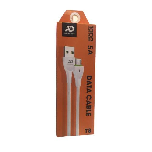 Fast Charging USB Data Cable- White