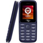 Itel 2163 Dual SIM, 1.8" 1000mAh Battery - Black