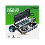 Oraimo Pure Bass Bluetooth Earbuds With Power Bank - Black