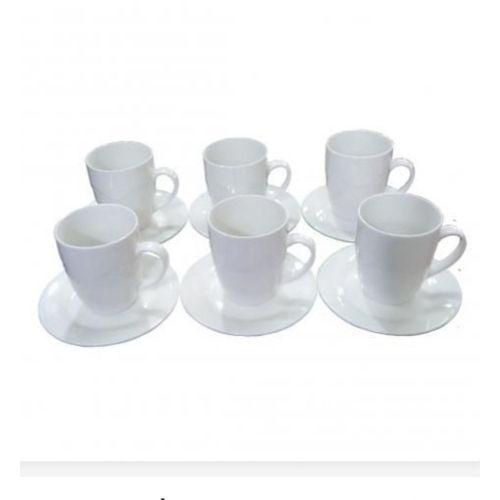 Yiwu Set Of 12pc Cups And Sourcers - White