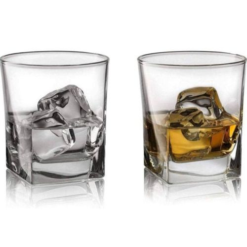 Elegant 6 Pieces Whisky Glasses - Transparent