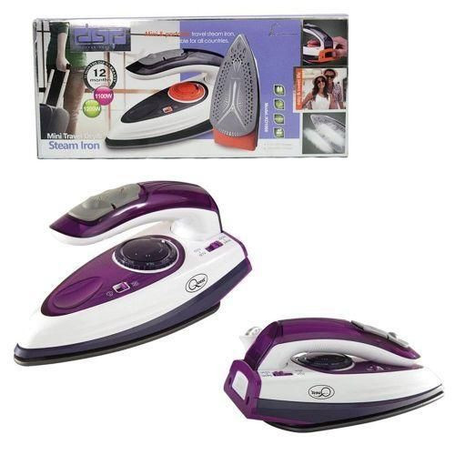 Dsp Portable Steam Flat Iron Mini Travel Iron - White