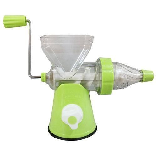 Plastic Juicer Manual Machine - Green, Clear