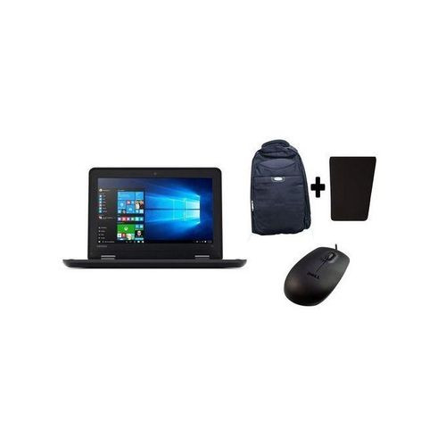 Lenovo Thinkpad Refurbished- 11e Mini Laptop,11.6 Inch Screen, 4GB RAM,500GB HDD Plus Free Bag And Mouse - Black