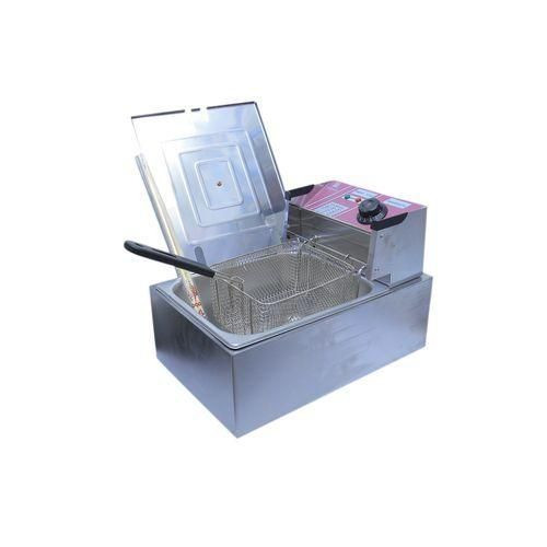 Hoffmans Electric Deep Fryer, 6L -Stainless Steel