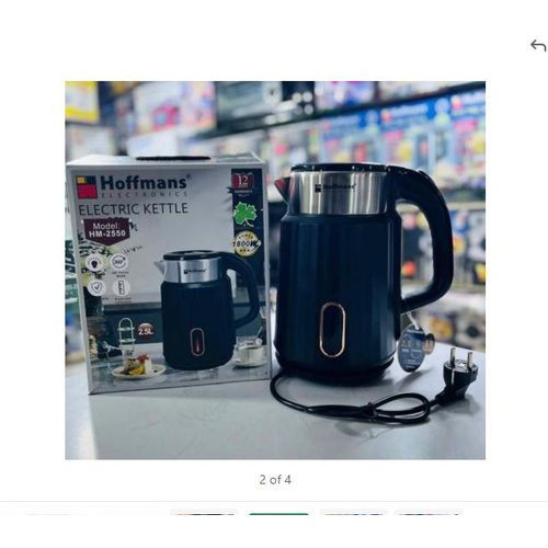 Hoffmans 2.5L Electric Milk Boiling/ Cooking Pacolator/Kettle - Black
