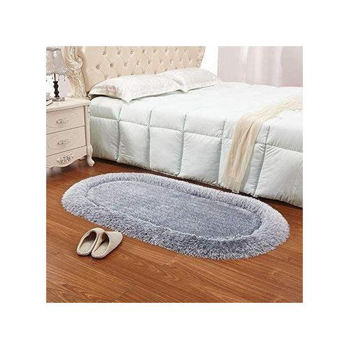Fluffy Rugs for Living Room, Bedroom, Non Slip Gray Area Rug, Faux Fur Rug, Small Indoor Entry Dining Room Floor Front Door Mat, Aesthetic Modern Boys Kids Bedroom Décor