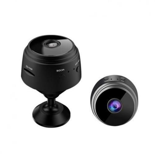 Mini Spy Secret Camera WiFi Wireless with Audio - Black