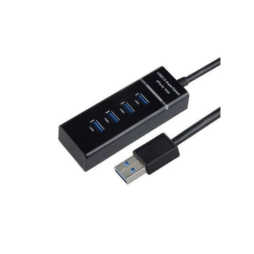 USB HUB A Black 3.0 USB Hub With 4 Ports