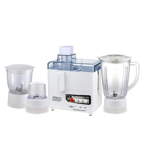 Sokany 4 In 1 Food Processor Juicer,Blender,Grinder,Meat Chopper-Transparent