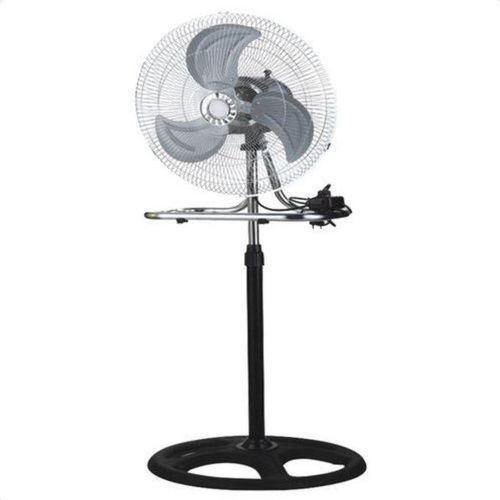 18" Inch Stand/Table 3 in1 Fan Design Oscillating & Adjustable Electric Type - Silver, Black