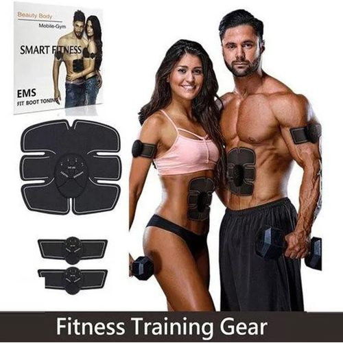 Smart Ems Body Toning, Fat burning Simulator - Black