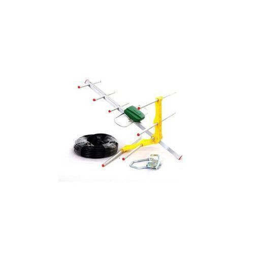 BLACK Pack of Free to Air Decoder+Antenna-Black/ Silver