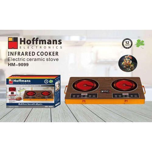 Hoffmans Double Infra Red Cooker Ceramic Stove
