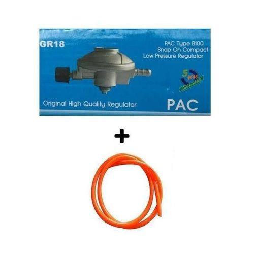Gas Regulator + Pipe For 6kg Cylinder-Orange