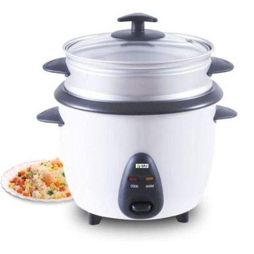 SPJ Electric Rice Cooker 1.8 litre capacity  For Warming And Cooking -Multicolour