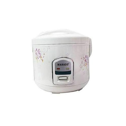 Genetic Marado Rice Cooker-2 Litres - Black, White, Brown