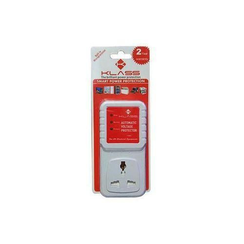 Electronics Appliances Guard For Protection Against High Power Surges-White