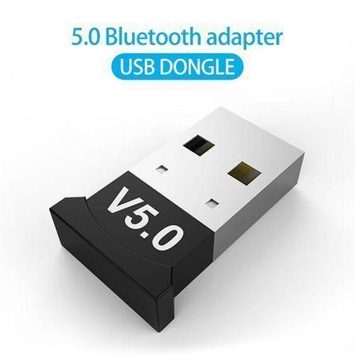 USB Bluetooth Adapter Dongle 5.0 For Computer PC Mouse Speaker - Black