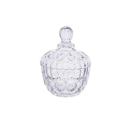 Glass Sugar Bowl/Glass Ware - Transparent