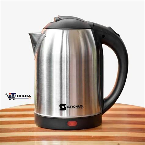 Sayonapps 1.8 Liters Fast Electric Kettle For Boiling Water-Silver