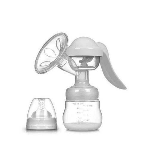 Manual Massage Breast Pump Milk - White