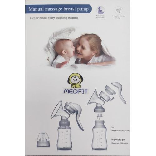 MEDFIT Manual Breast Pump - White