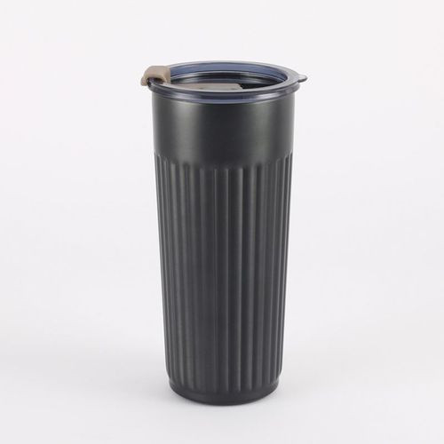 Stainless Steel Thermos Travel Mug - Black