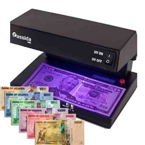 2020 Model Counterfeit Money Detector Ultra Sensitive Detector - Black
