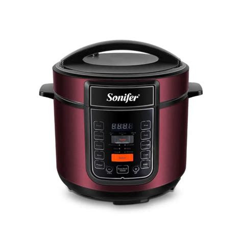Sonifer Electric Fast Cooking Pressure Cooker Of 5 Liters -Multicolours