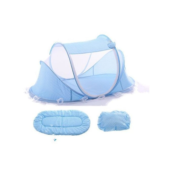 Foldable Baby Net - blue