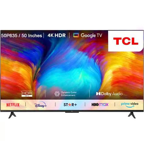 TCL 50-Inch 4K UHD Smart Android Television Google Youtube Netflix And Others -Black