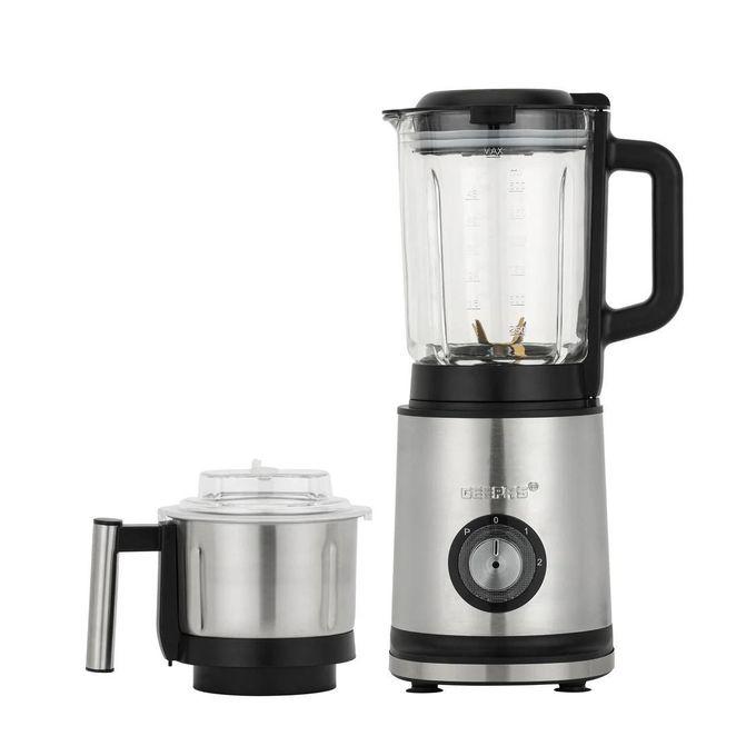 Geepas Blender GSB 44050 2 in 1 Prof Blender/Glass Jar/1.5+1L/1200W