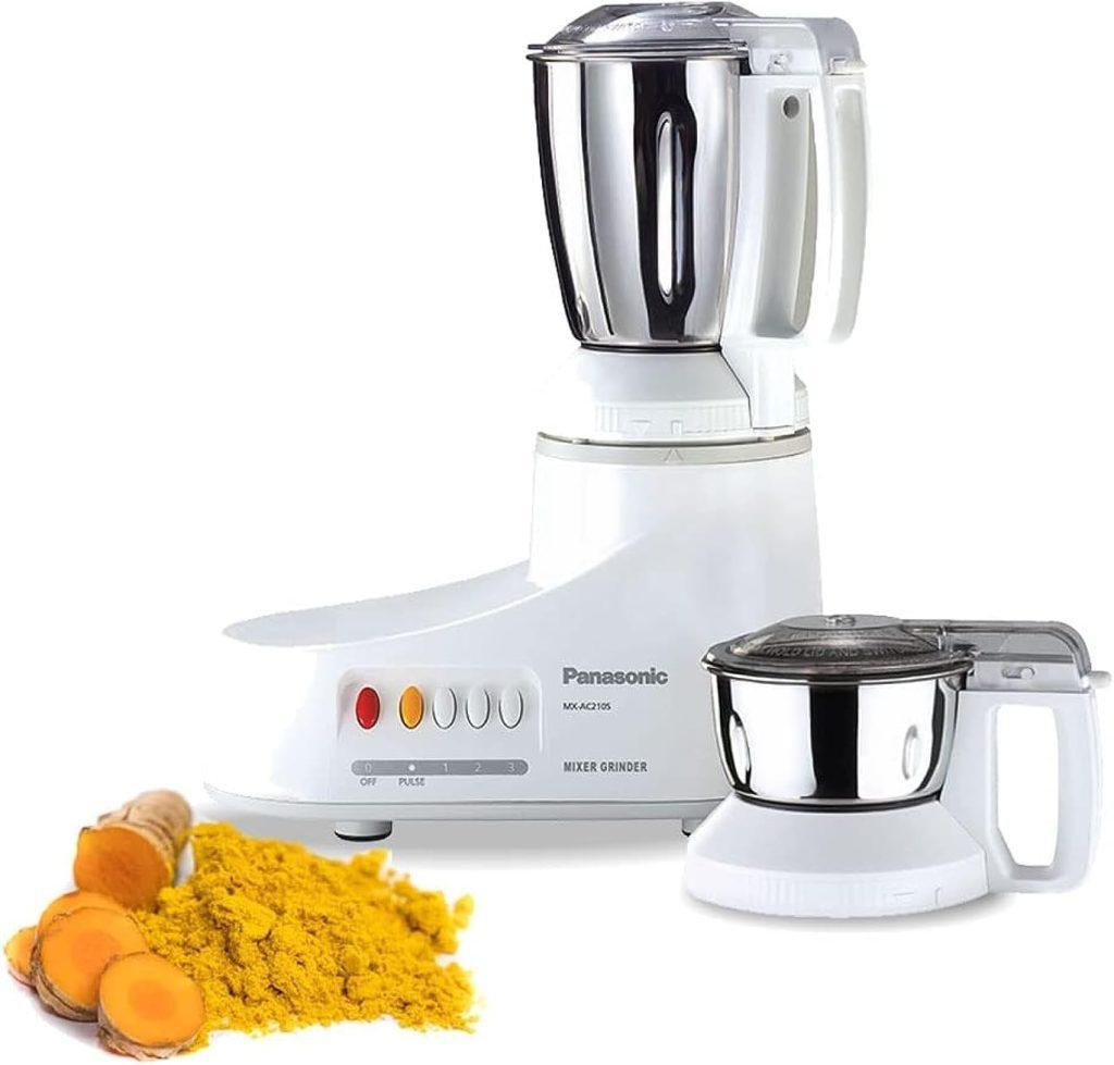 PANASONIC MIXER GRINDER MXAE465RTZ 4 Jars 2000W 3 x Stainless Steel Jars + Plastic Juicer Jar