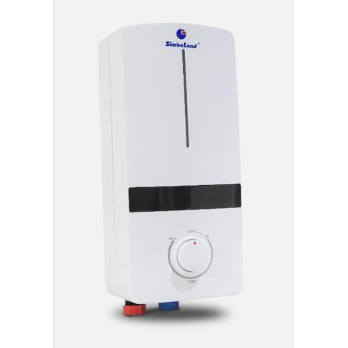 SIMBALAND INSTANT WATER HEATER SL-55X WITH A SHOWER HORSE & HEAD