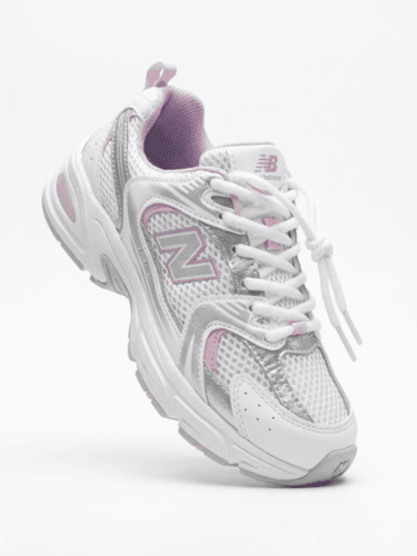 New Balance 530 Sneakers in White/Silver/Pink shoes