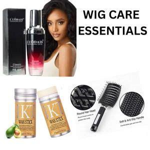 WIG CARE ESSENTIALS/LUDOIS WIG SERUM,WAX STICK,WIG DETAGLING COMB