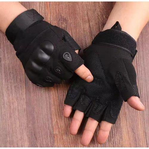 Half Finger Gloves - Black