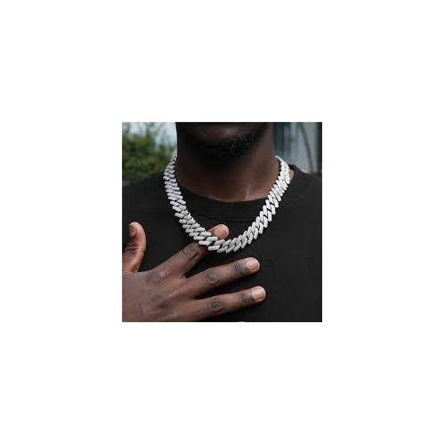 Ice Coated Cuban Chain - 50cm