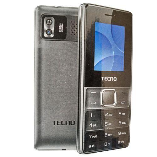 TECNO T102 1.77" 32MB RAM 32MB ROM 0.08MP 1000mAh Dual SIM Wireless FM BT Torch - Black