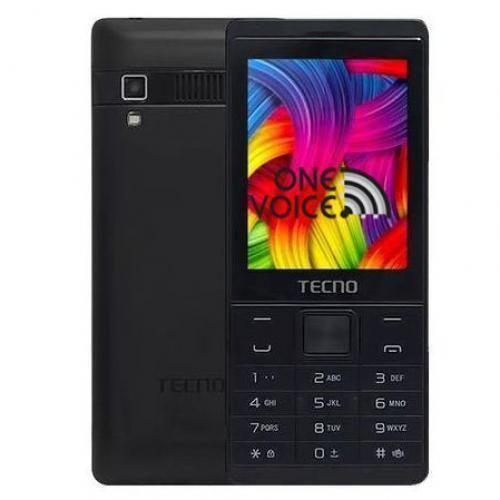 TECNO T528 2.8" 8MB RAM 16MB ROM 1.3MP 2500mAh Dual SIM Wireless FM BT Torch - Black