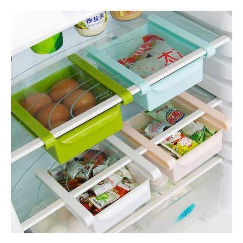 Multifunctional Refrigerator Storage Box – Space-Saving Slide-Out Fridge Organizer – Adjustable Drawer Rack (Multicolor, 1Pc)