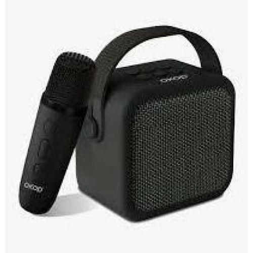 OKOP KP-K05 Portable Karaoke Speaker System – High-Power Bluetooth Speaker with Wireless Microphone & RGB LED Party Lights – Heavy Bass Performance