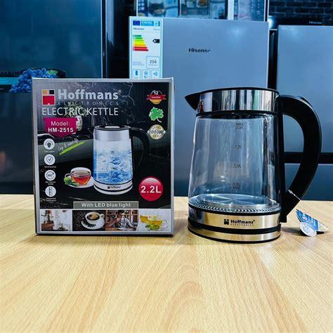 Hoffmans 2.2 Liters Glass Electric Kettle HM-2515 - Transparent