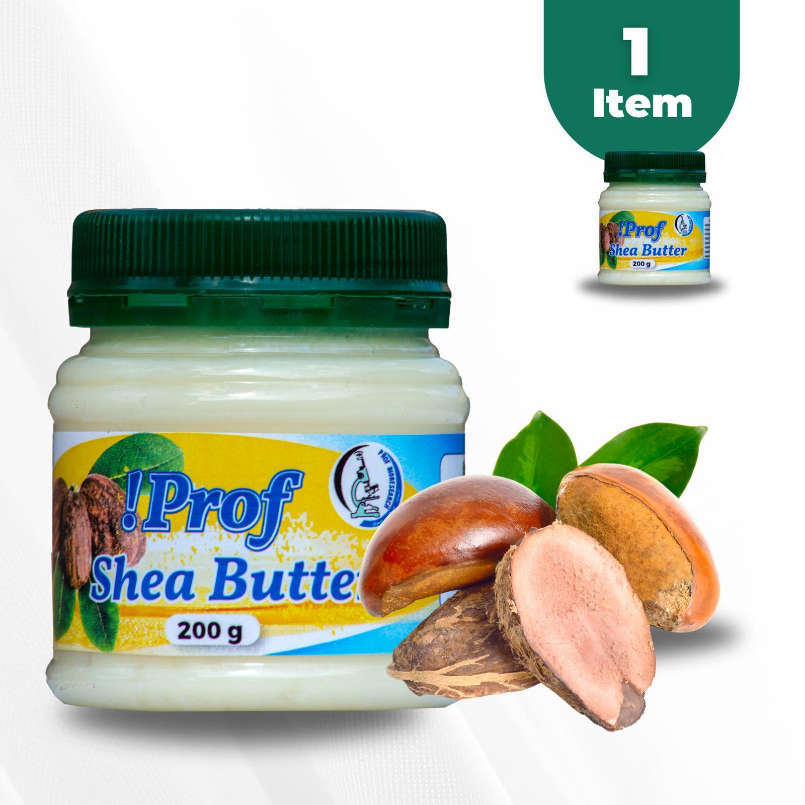 Prof Shea Butter 200g – Natural, Raw, & Pure for Skin & Hair Moisturizing.